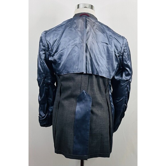 Jos A Bank 38R Vintage Sport Coat 100% Wool Gray Two Button Vented Formal - Picture 7 of 7